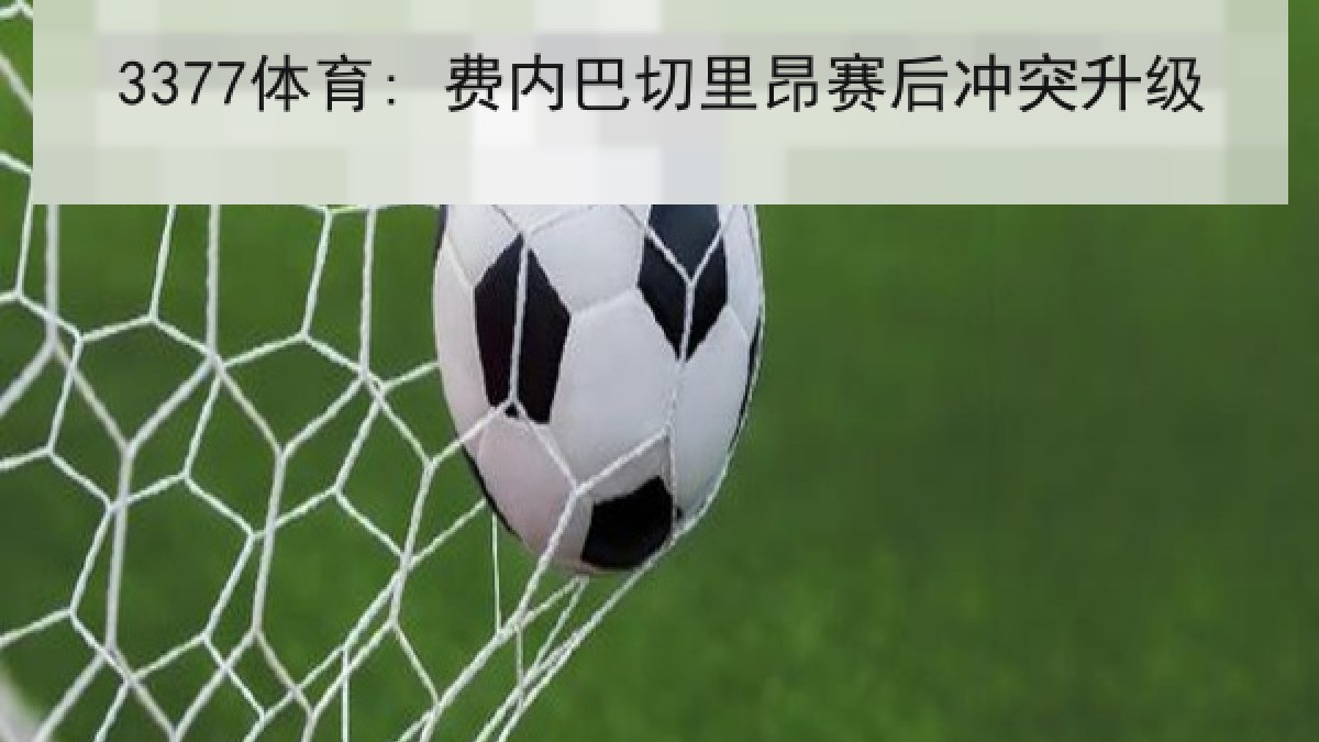 3377体育: 费内巴切里昂赛后冲突升级 3377体育: 费内巴切里昂赛后冲突升级